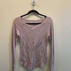Long Sleeve Waffle Top